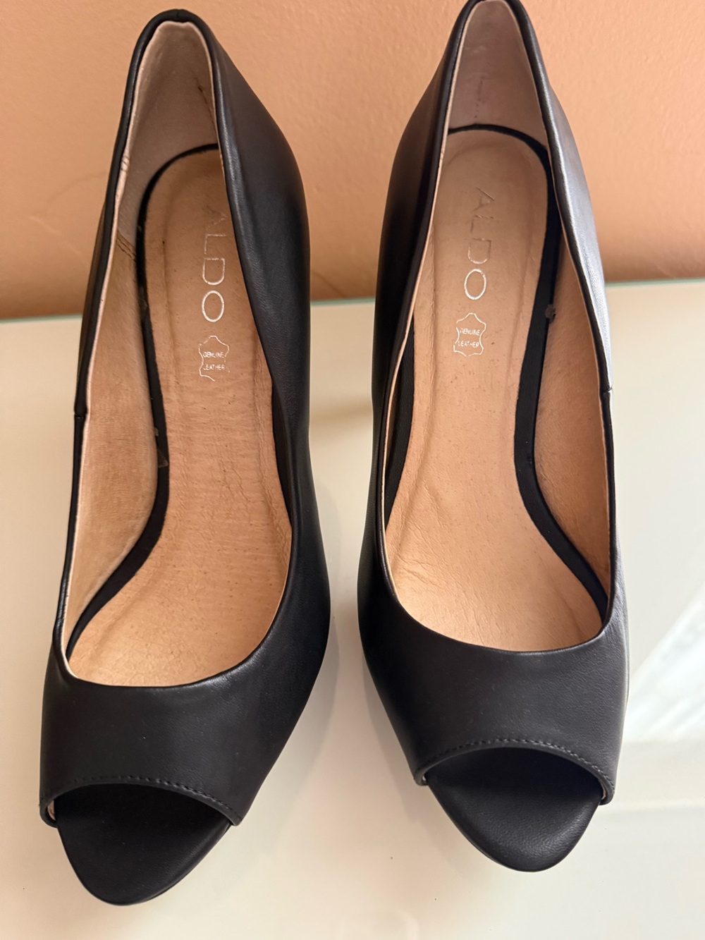 Aldo leather heels